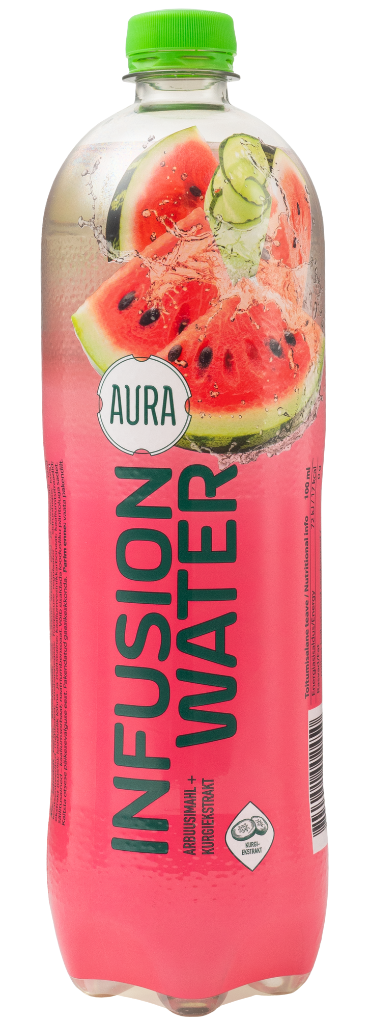 Aura Infusion Water arbuusi-kurgi. Tootefoto. tootefotostuudio.ee