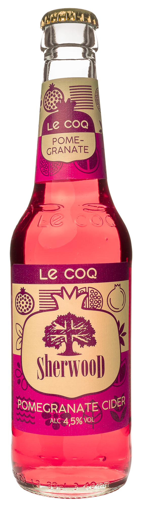 Sherwood Pomegranate Cider A. Le Coq tootefoto